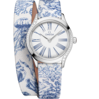 De Ville Mini Trésor 26 mm, acciaio su toile de jouy - 42817266004001