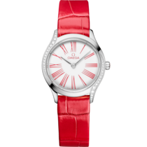 De Ville Mini Trésor 26 mm, steel on alligator - 42818266004003