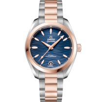 Seamaster Aqua Terra 150 M 34 mm, Stahl - Sedna™-Gold mit Stahl- und Sedna™-Goldband - 22020342003001