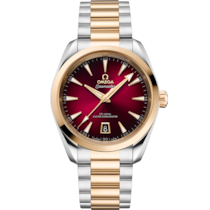 Seamaster Aqua Terra 150M 38 mm, steel - Moonshine™ gold on steel - Moonshine™ gold - 22020382010002
