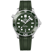 Seamaster Diver 300M 42 mm, steel on rubber strap - 21032422010001