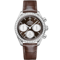Speedmaster 38 38 mm, steel on alligator - 32418385063001