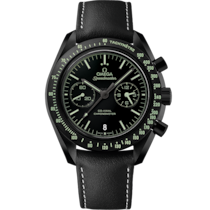 Speedmaster Dark Side of the Moon 44,25 mm, cerámica negra con pulsera de piel - 31192445101004