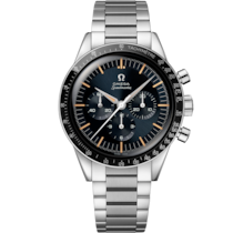 Blue - Grey dial watch on Steel case with Steel bracelet - Speedmaster First Omega in Space 39.7 mm, steel on steel - 31030405006001